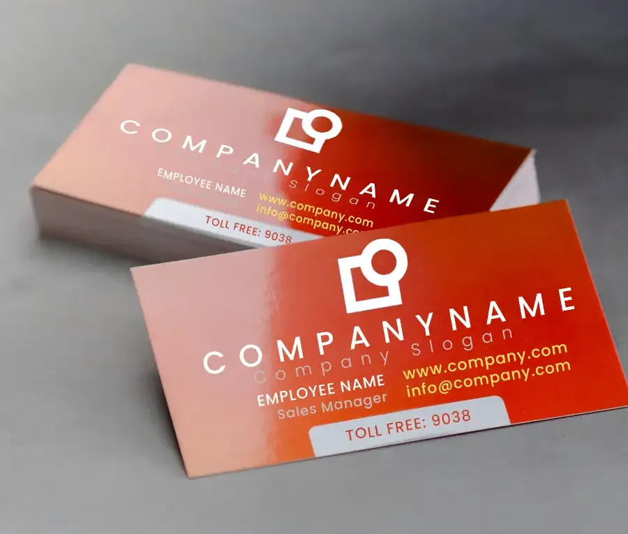Matte Laminated Quality Business Card Design + Printing Free Delivery (2 Side Printing, 250g Matte Paper)