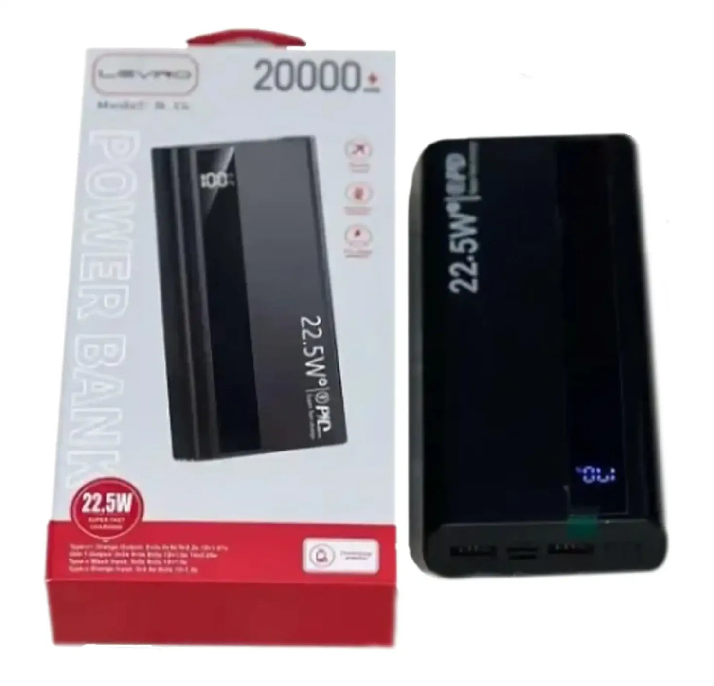LEVINO Super Fast Charging 20000mAh | Original Power Bank