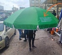 2m Double Layer Cafe Umbrella With Random Print | Table Umbrella