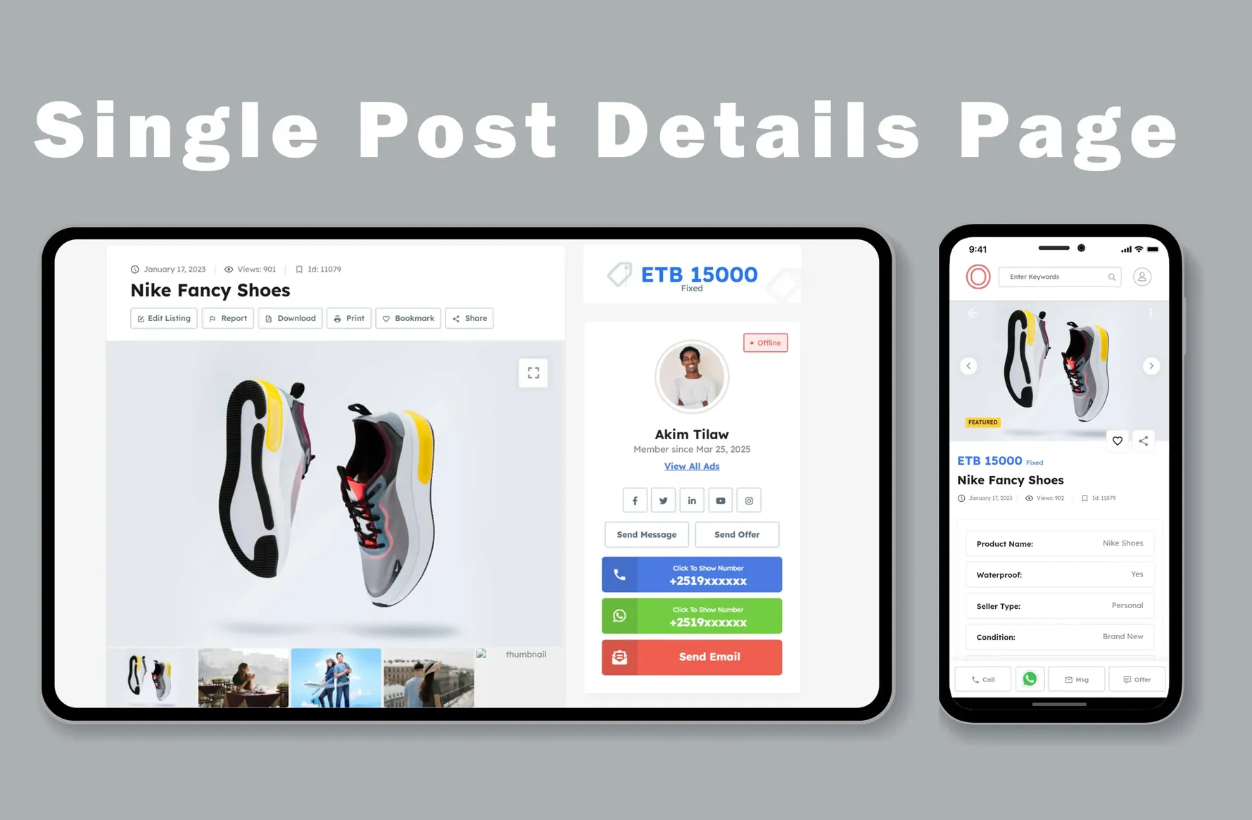 Website Development | Classified Ads Online Marketplace