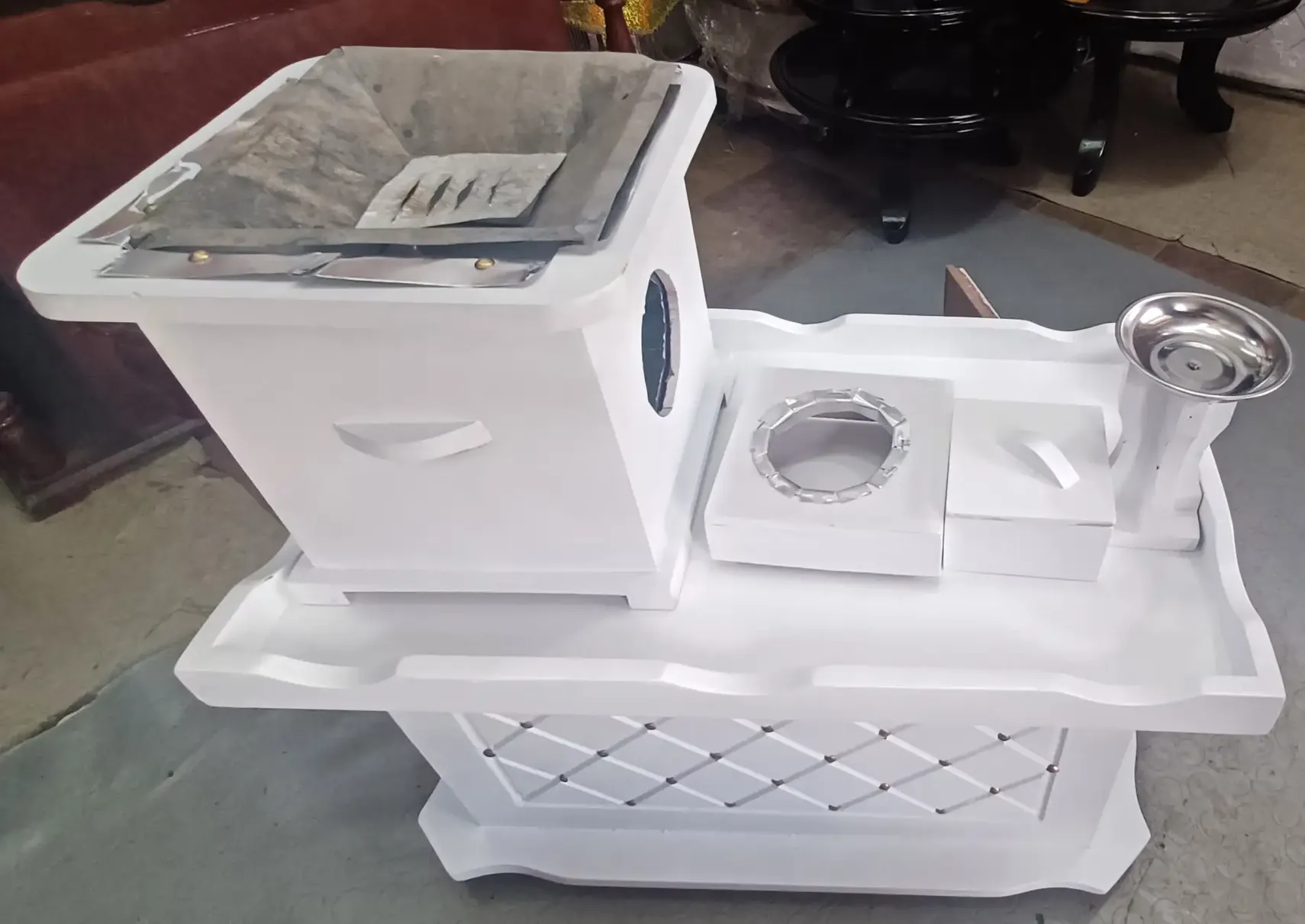 Medium Size MDF Complete Coffee Rekebot | ከሙሉ እቃ ጋር