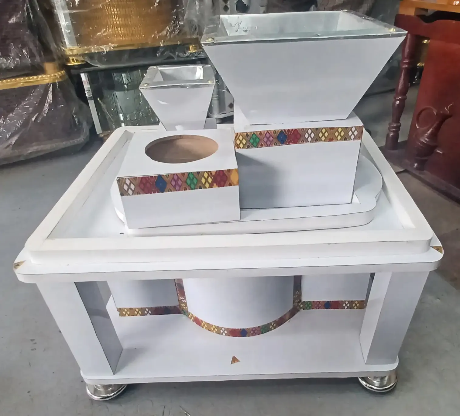 Glossy Washable Coffee Rekebot With Custom Sticker Decorations